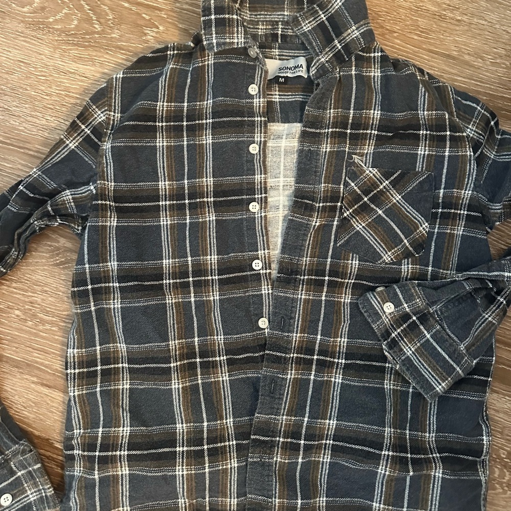 Sonoma goods for life plaid top
